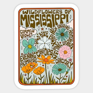 Mississippi Wildflowers Sticker